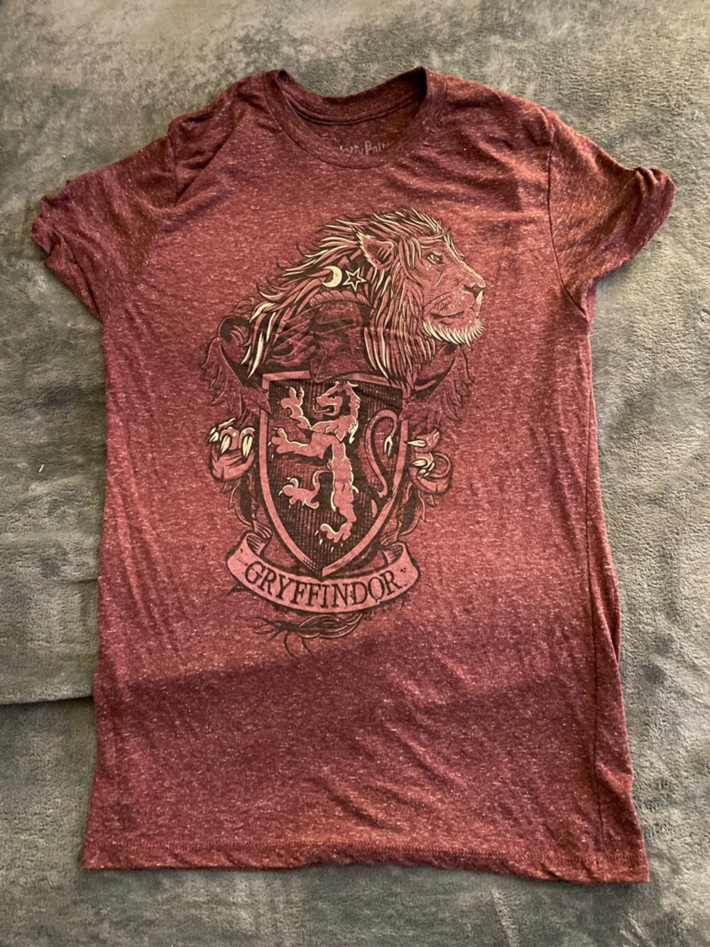 Warner Bros. Maroon Gryffindor Crest Short Sleeve Tee Unisex